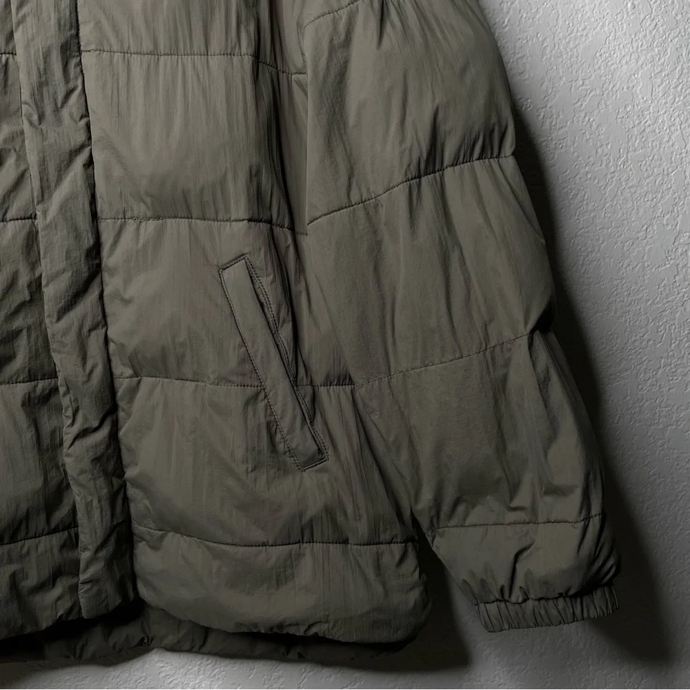 Madewell Men’s Quilted PufferJacket Cargo Green - Picture 4 of 12